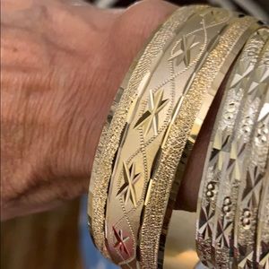Beautiful Gold bangles.